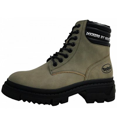 Dockers by Gerli Schnürstiefel in 850 khaki