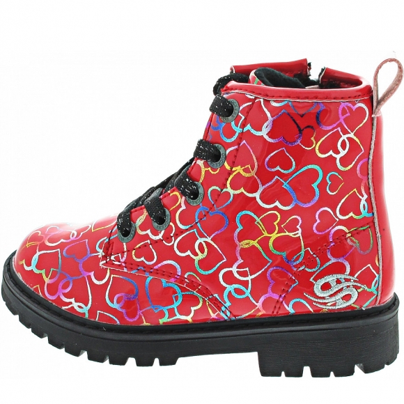 Dockers by Gerli Schnürstiefel in rot