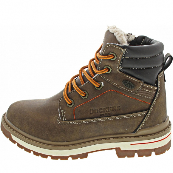 Dockers by Gerli Schnürstiefelette in hellbraun/lt. brown