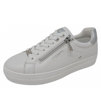 Dockers by Gerli Sneaker in weiss/silber