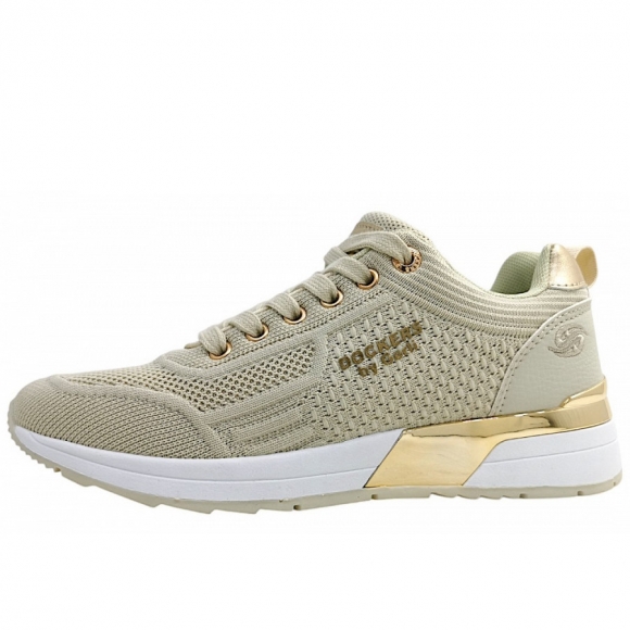 Dockers by Gerli sportlicher Schnürer in sand 450