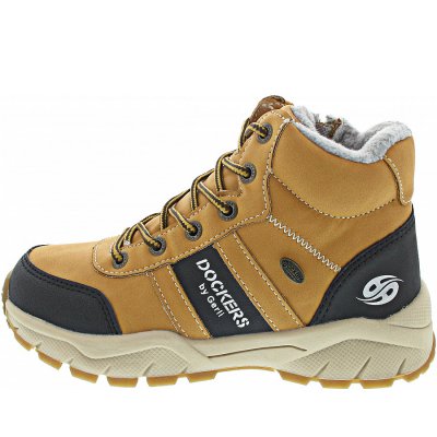 Dockers by Gerli Schnürstiefel in golden tan