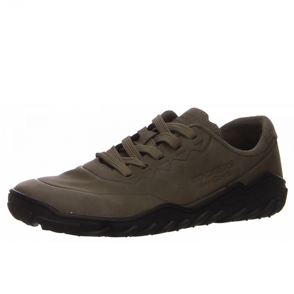 Dockers by Gerli Barfußschuhe Schnürer in oliv