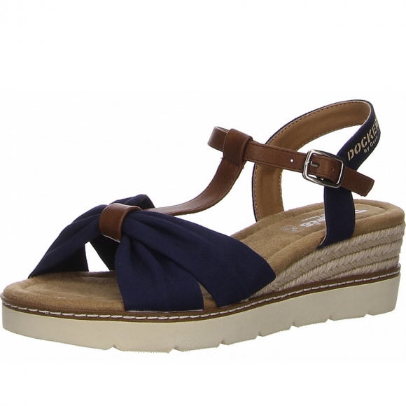 Dockers by Gerli Sandalette in blau kombi.
