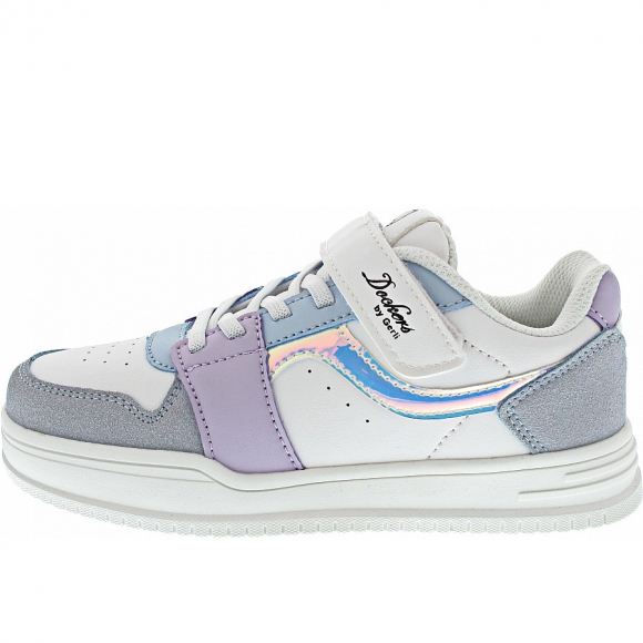 Dockers by Gerli Sneaker in weiss-blau