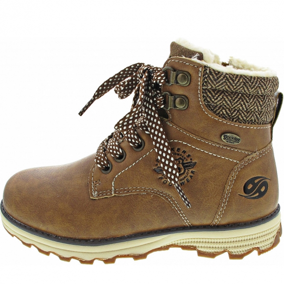 Dockers by Gerli Schnürstiefel in braun