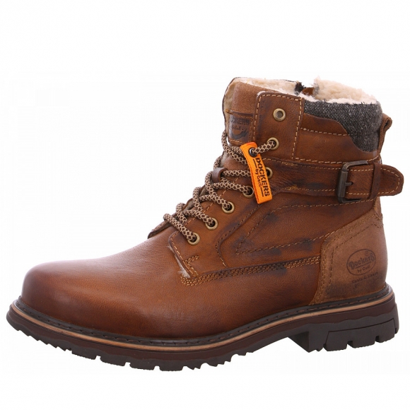 Dockers by Gerli Schnürstiefel in 440 tan