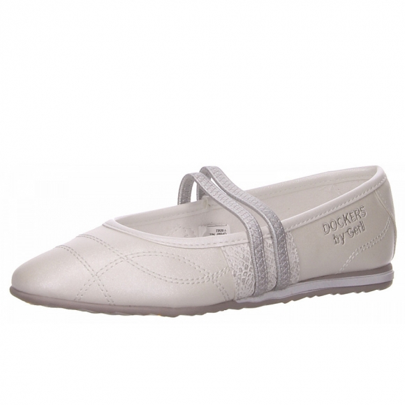 Dockers by Gerli Ballerinas in weiß kombi.