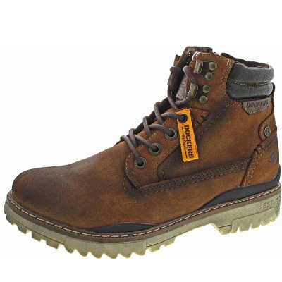 Dockers by Gerli Schnürstiefel in cognac