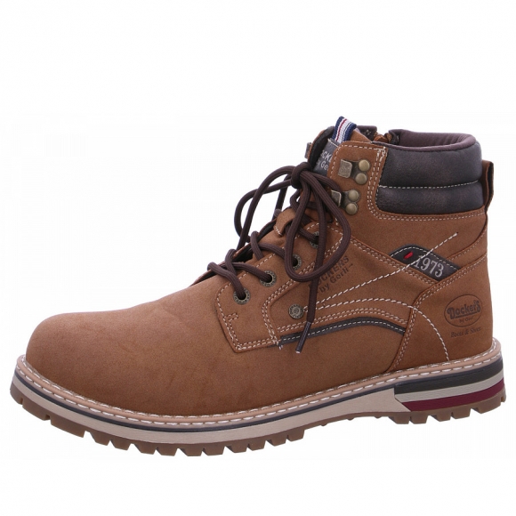 Dockers by Gerli Schnürstiefel in 470 cognac