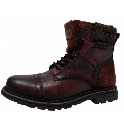 Dockers by Gerli Schnürstiefel in rot cognac Dockers by Gerli Schnürstiefel in rot cognac
