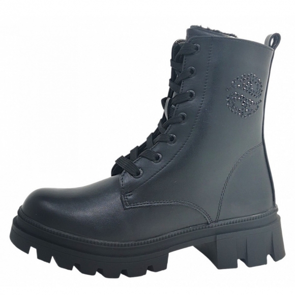 Dockers by Gerli Schnürstiefel in schwarz 100