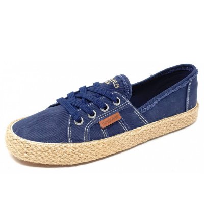 Dockers by Gerli Espandrills Leinenschuh in dklblau