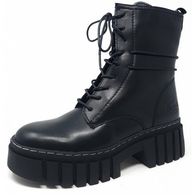 Dockers by Gerli Schnürstiefel in schwarz