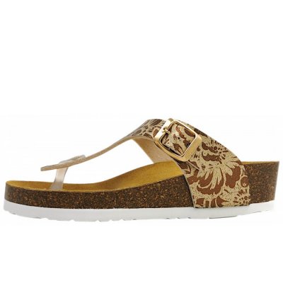 Dr. Brinkmann Pego Pantolette in gold/multi Dr. Brinkmann Pego Pantolette in gold/multi