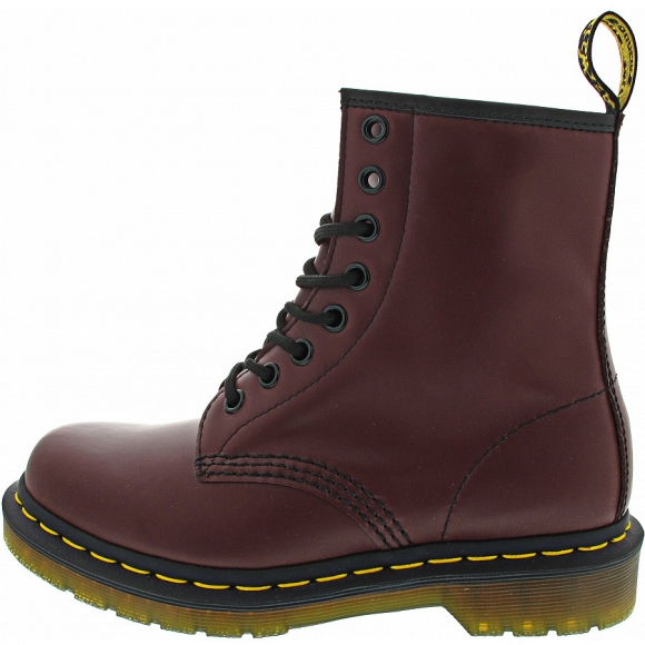 Dr. Martens 1460 Smooth Schnürstiefel in cherry red