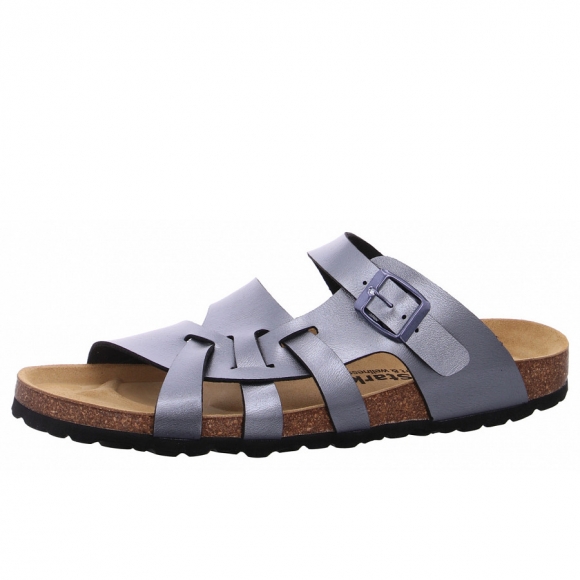 Dr. Stark Pantolette in dk.grau silber