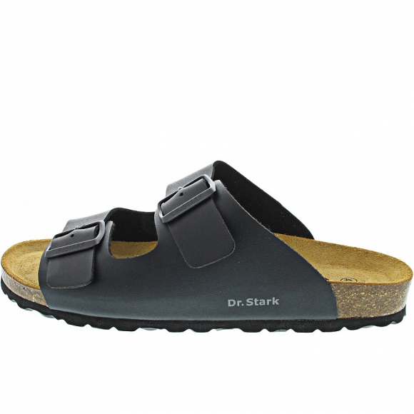 Dr. Stark Weichbettung Pantolette in schwarz