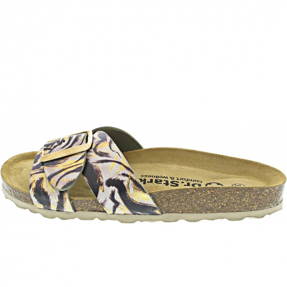 Dr. Stark Pantolette in beige-braun