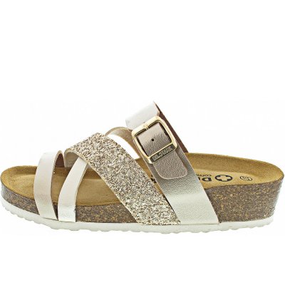 Dr. Stark Pantolette in beige multi