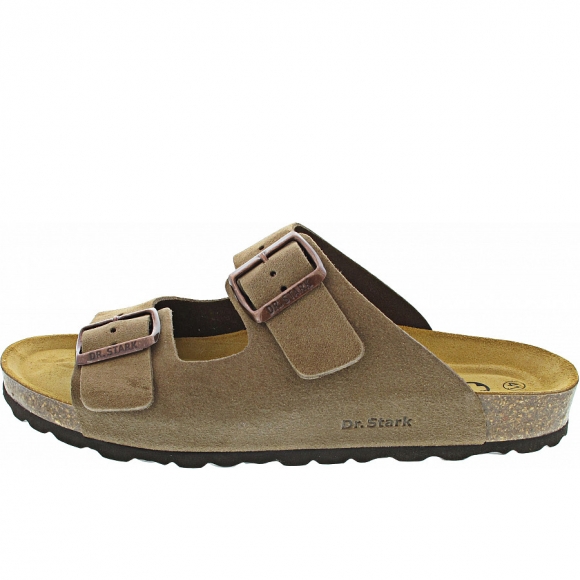 Dr. Stark Weichbettung Pantolette in taupe - tango tan