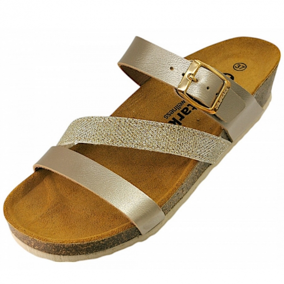 Dr. Stark Pantolette in platin 90