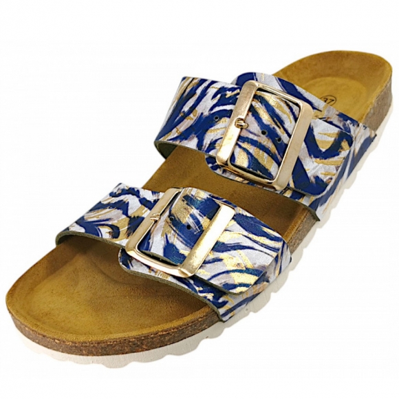 Dr. Stark Pantolette in hellblau / blau