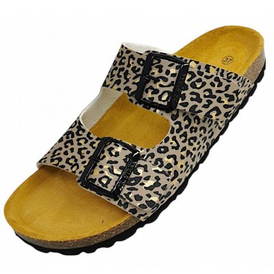Dr. Stark Pantolette in Leopard/Taupe Dr. Stark Pantolette in Leopard/Taupe