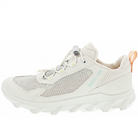 Ecco MX W sportlicher Schnürer in white white concrete