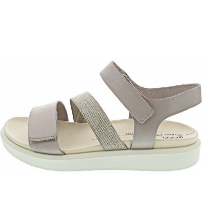 Ecco Flowt W Sandale in grey rose metallic