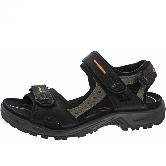 Ecco Offroad Sandale in black/mole/black