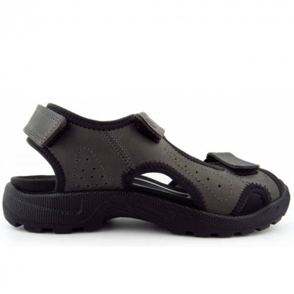 Ecco Hike Straps Men steel Sandale in STEEL