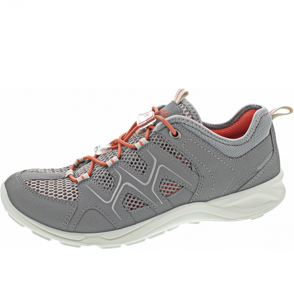 Ecco Terracruise sportlicher Schnürer in SILVER GREY/SILVER M