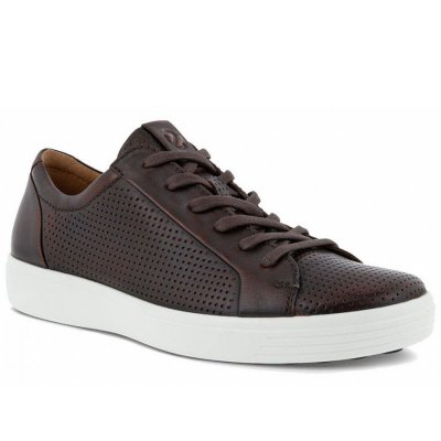 Ecco soft 7 Schnürer in dunkelbraun Ecco soft 7 Schnürer in dunkelbraun