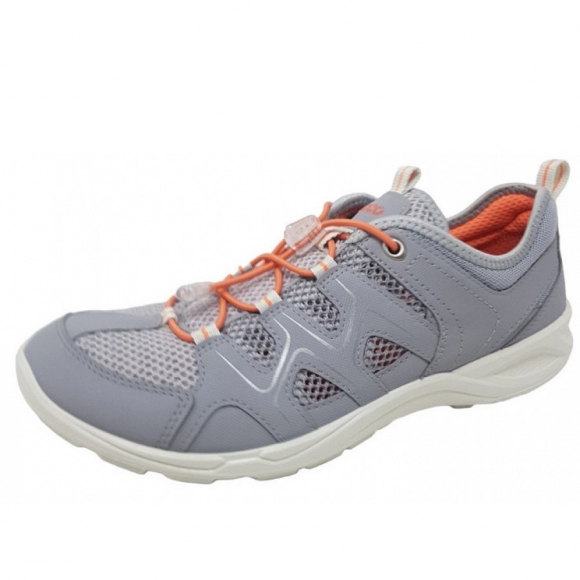 Ecco Terracruise lt. Low sportlicher Schnürer in silver grey