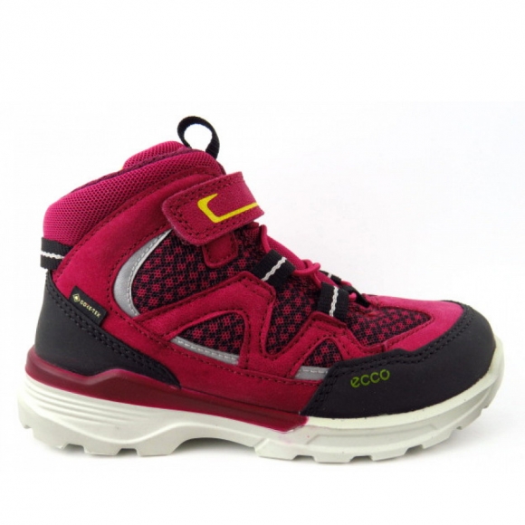 Ecco Urban Hiker plum GTX Sneaker high in BLACK/RED PLUM
