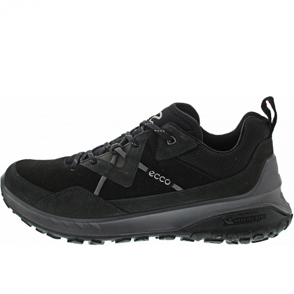 Ecco ULT-TRN M sportlicher Schnürer in black-black