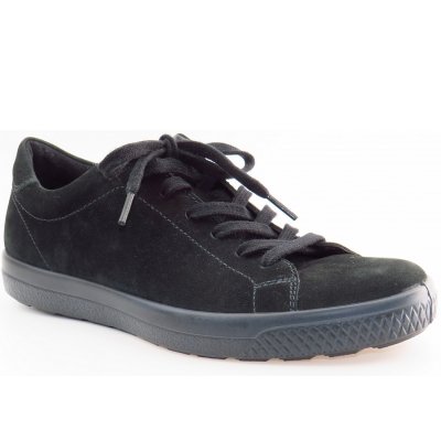 Ecco Ethan-Velour black Sneaker in schwarz