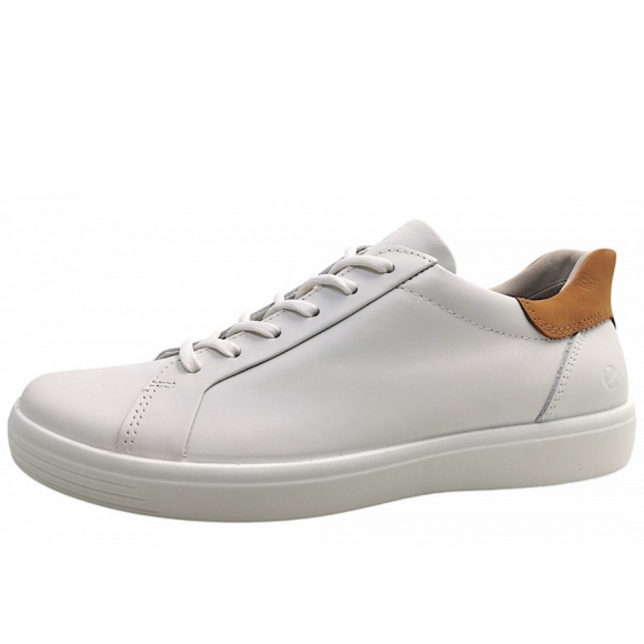 Ecco Soft 7 Easy Slip Lace Schnürer in white/lion 50104