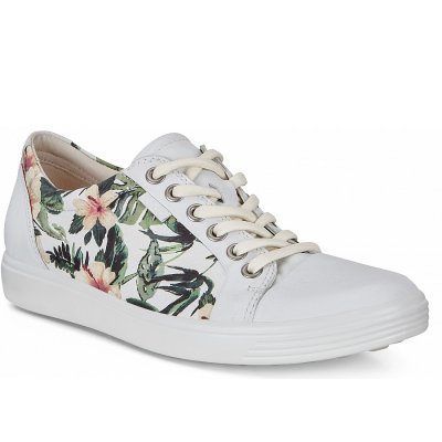 Ecco SOFT 7 W Sneaker low in WHITE/FLOWER PRINT Ecco SOFT 7 W Sneaker low in WHITE/FLOWER PRINT