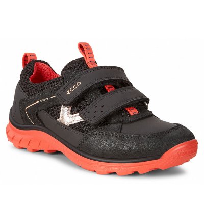 Ecco BIOM TRAIL KIDS Halbschuhe in BLACK/SPICED CORAL