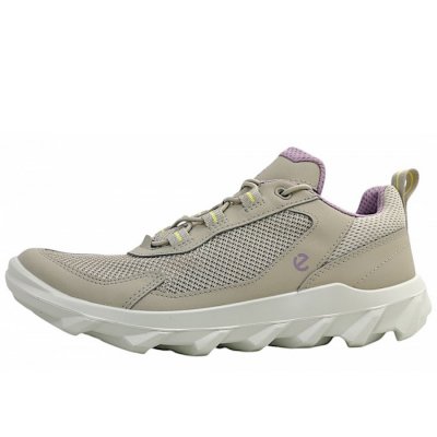 Ecco Mx Low Breathru Schnürer in gravel beige