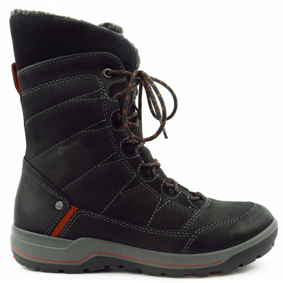 Ecco Nubuk schwarz Stiefel in schwarz