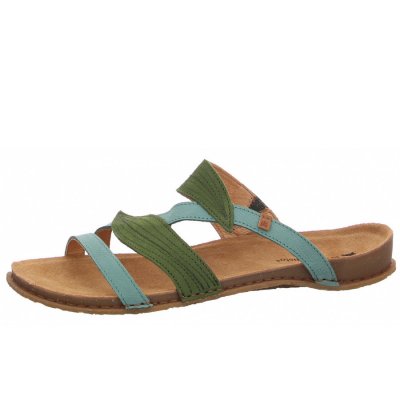 El Naturalista Panglao Pantolette in mint selva El Naturalista Panglao Pantolette in mint selva