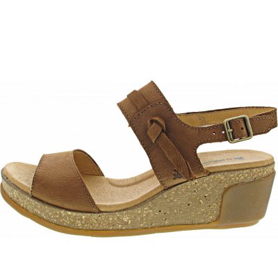 El Naturalista Leaves Keilsandalette in wood El Naturalista Leaves Keilsandalette in wood