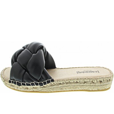 espadrij Antibes Pantolette in noir
