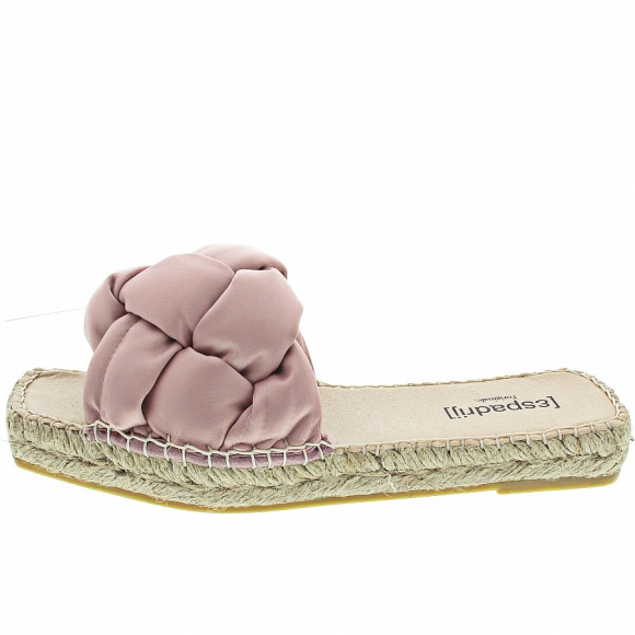 espadrij Antibes Carre Pantolette in rose