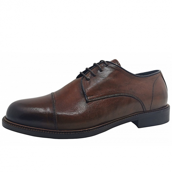 Exton elegante Schnürer in cognac