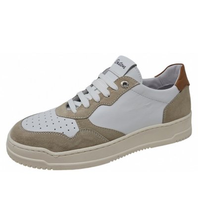 Exton Sneaker in weiß taupe Exton Sneaker in weiß taupe