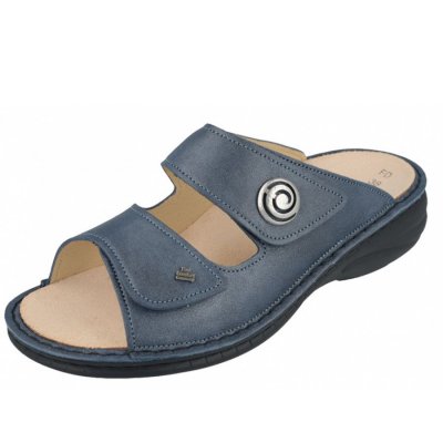 Finn Comfort Pantoletten in steel Finn Comfort Pantoletten in steel
